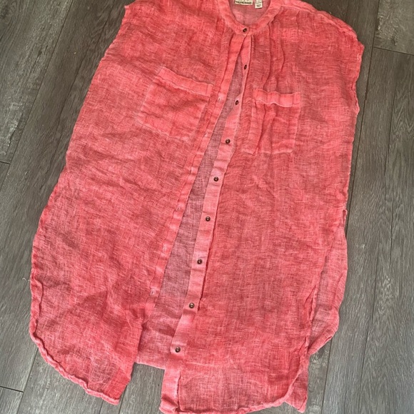 Anthropologie holding horses linen tunic S - Picture 4 of 7